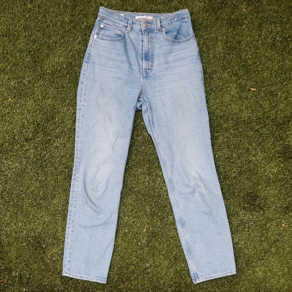 Levi's high rise 70s slim straight leg jeans